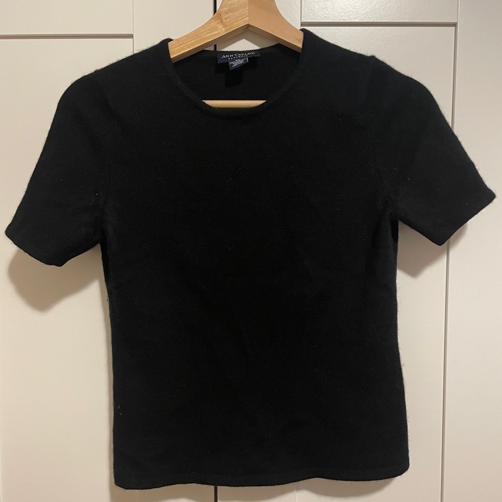 Ann Taylor Cashmere black sweater